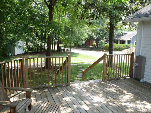 300 West Whitaker Mill Road Raleigh, NC 27608 - Photo 10 of 10 a view of a deck with a backyard
