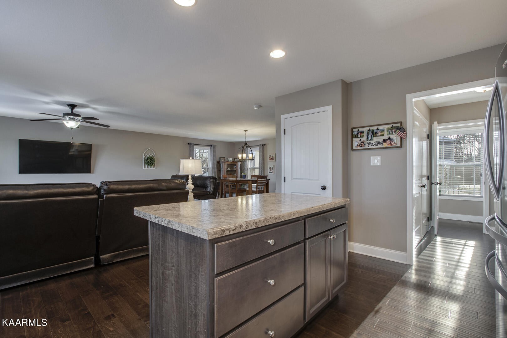 3417 Boulder Point Lane Powell, TN 37849 - Photo 13 of 31 a kitchen with a sink and a refrigerator