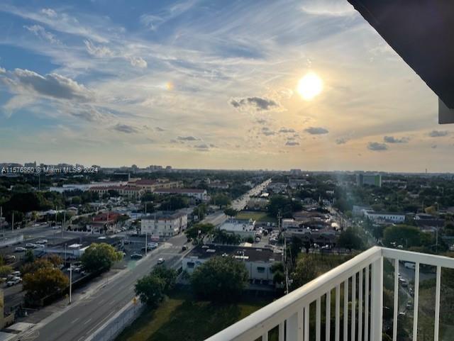 West Flagler Miami, FL 33125 - Photo 9 of 22 a view of a city from a balcony