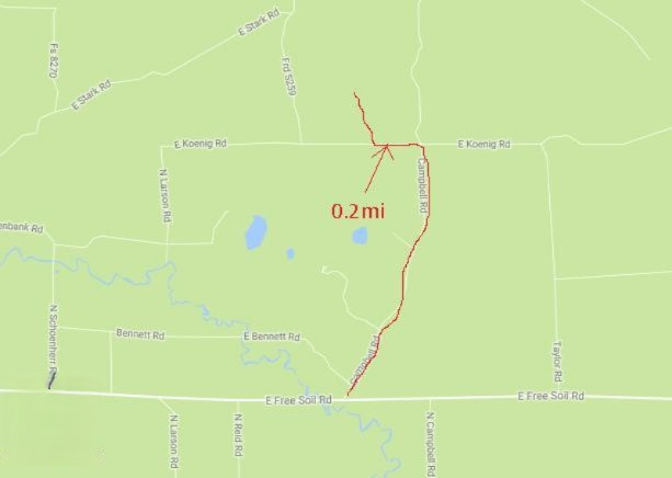 0 East Koenig Road Manistee, MI 49660 - Photo 2 of 9 Hacker, Charles Map