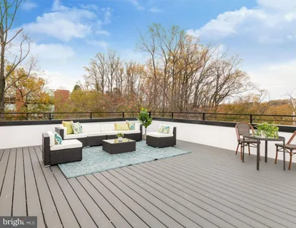 a view of out door space with seating space