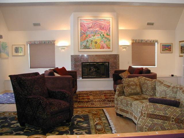 172 Burnham Road Oak View, CA 93022 - Photo 5 of 9 a living room with furniture and a fireplace