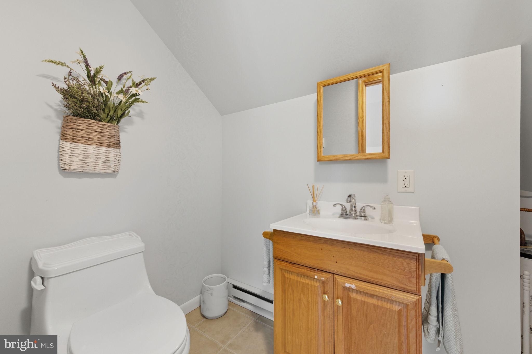 20949 Johnson Road Lincoln, DE 19960 - Photo 20 of 33 a bathroom with a toilet sink and mirror