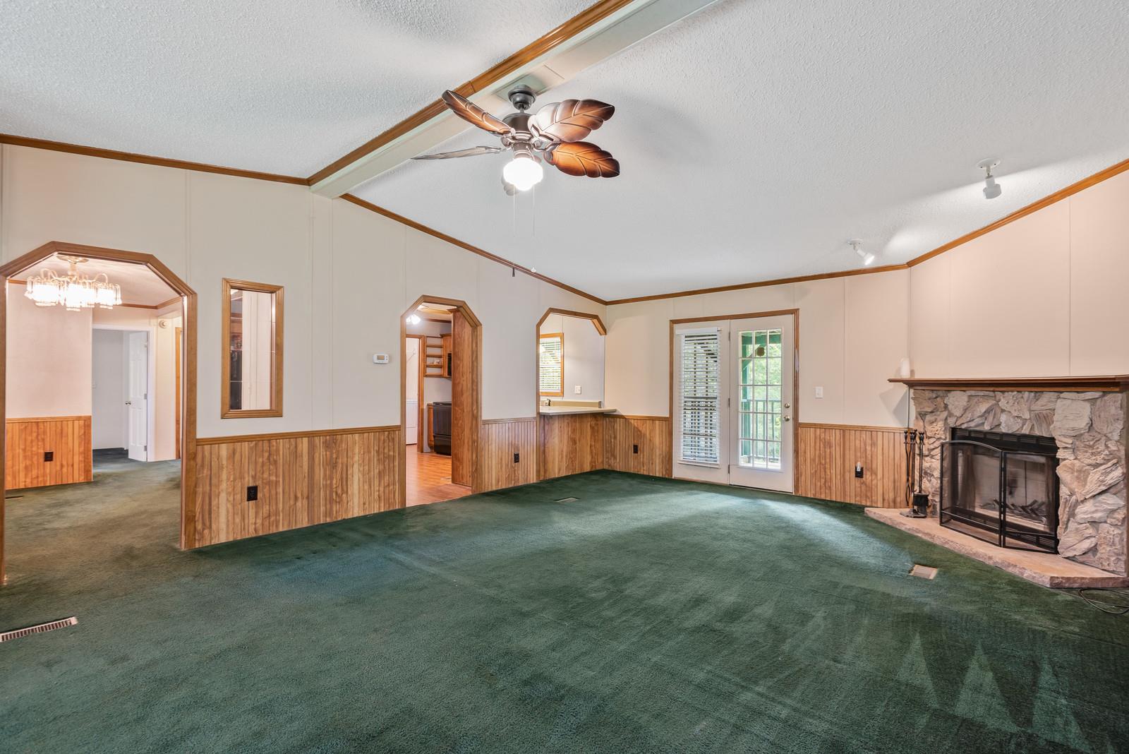 5631 Higdon Road Joelton, TN 37080 - Photo 7 of 29 living room view into dining room and kitchen
