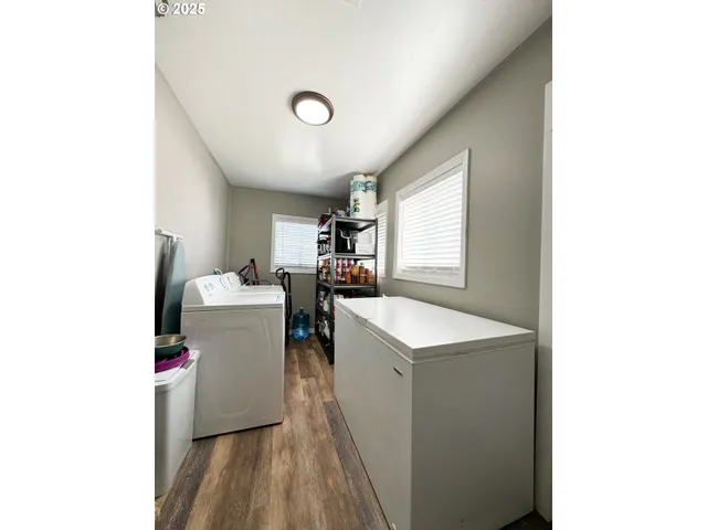 a room with storage and utility