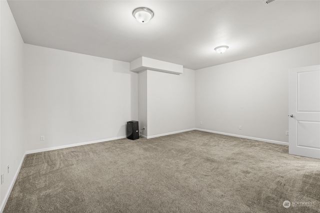 a view of an empty room