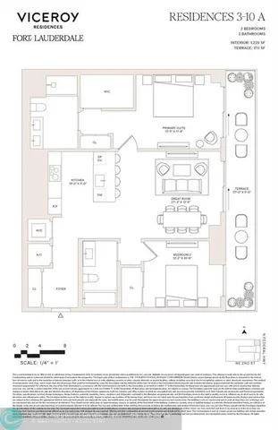 $1,000,000 | 505 Northeast 2nd Street, Unit 4A, Fort Lauderdale, FL 33301