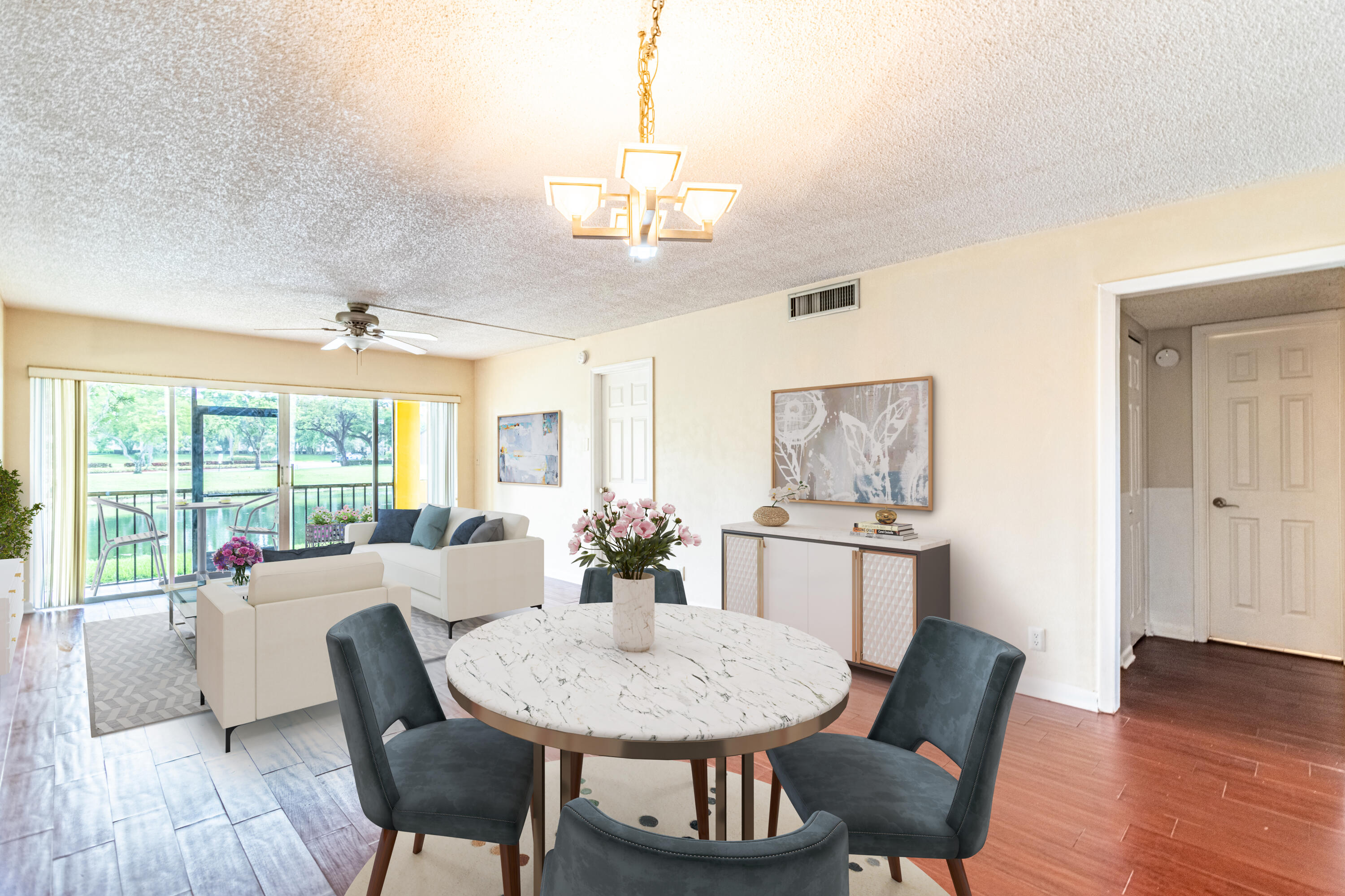 3905 North Nob Hill Road, Unit 103 Sunrise, FL 33351 - Photo 6 of 27 The mesmerizing view of the lake from th