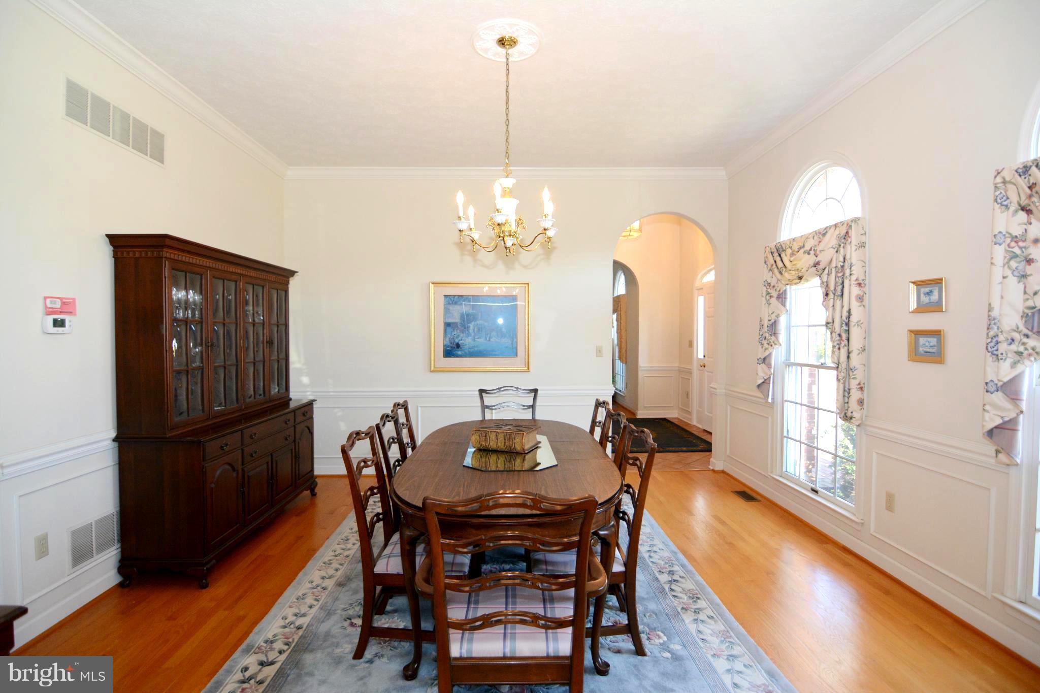 3 Poplar Point Road Edgewater, MD 21037 - Photo 12 of 30 Formal Dining Room with Panel Molding Wainscoting