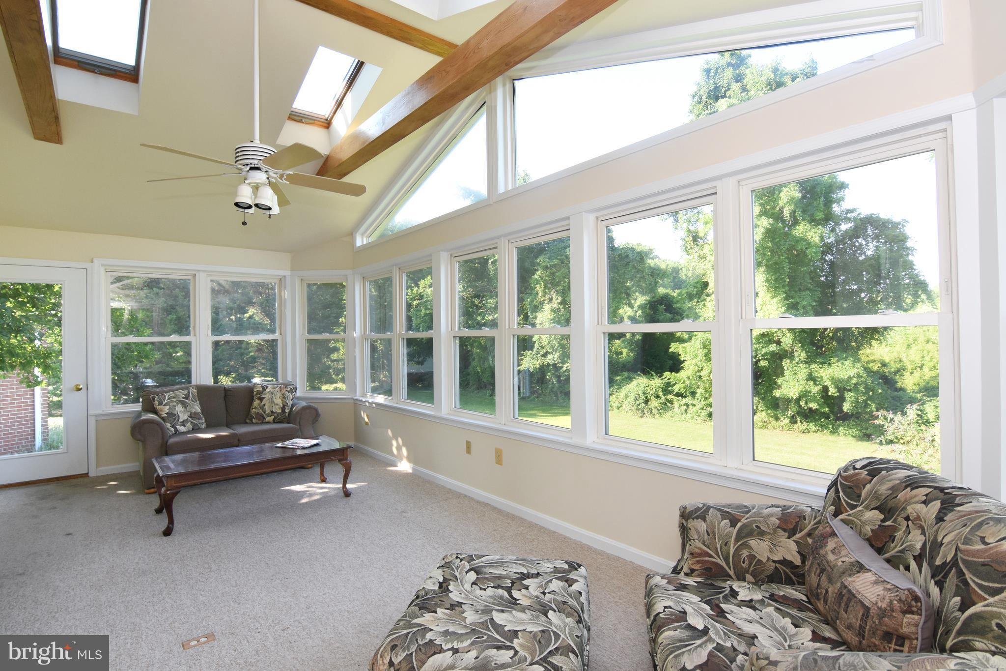 3 Poplar Point Road Edgewater, MD 21037 - Photo 6 of 30 Vaulted Beamed Sunroom Integrating the Outdoors!