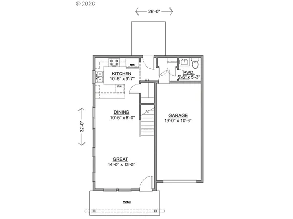 a picture of a bench in a white building