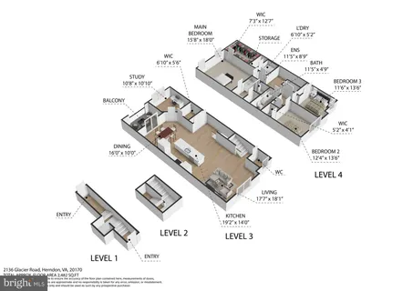 a front view of a building with glass windows