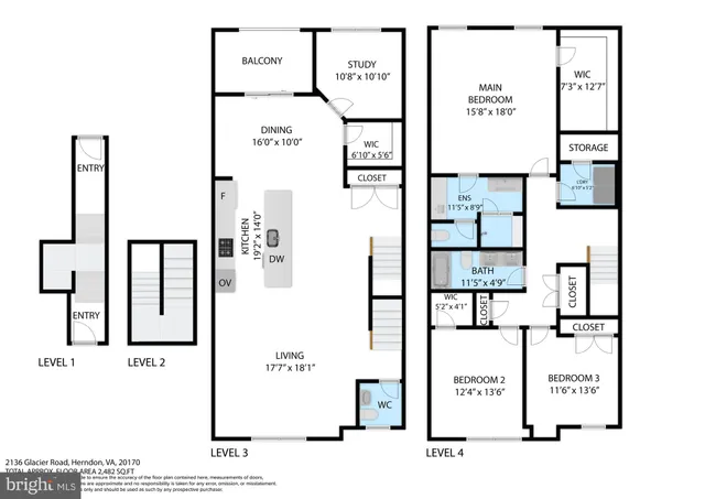 $3,450 | 2136 Glacier Road, Herndon, VA 20170