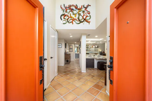 a view of a entryway