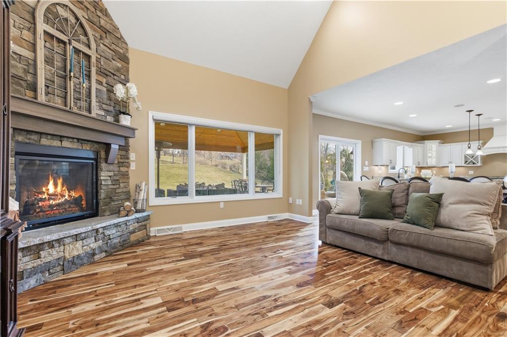 280 Sienna Trail Venetia, PA 15367 - Photo 13 of 37 a living room with furniture and a fireplace