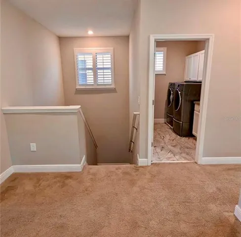 a view of a storage & utility room