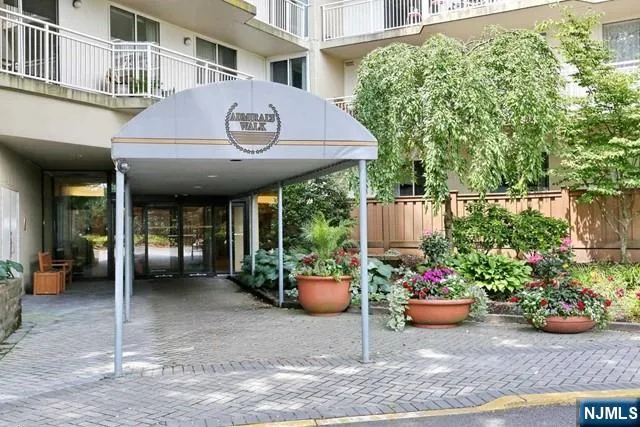 a view of a patio with couple of furniture and a potted plant