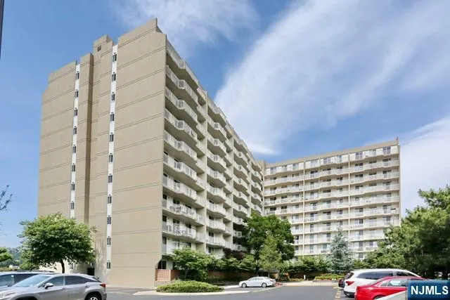 a front view of a building