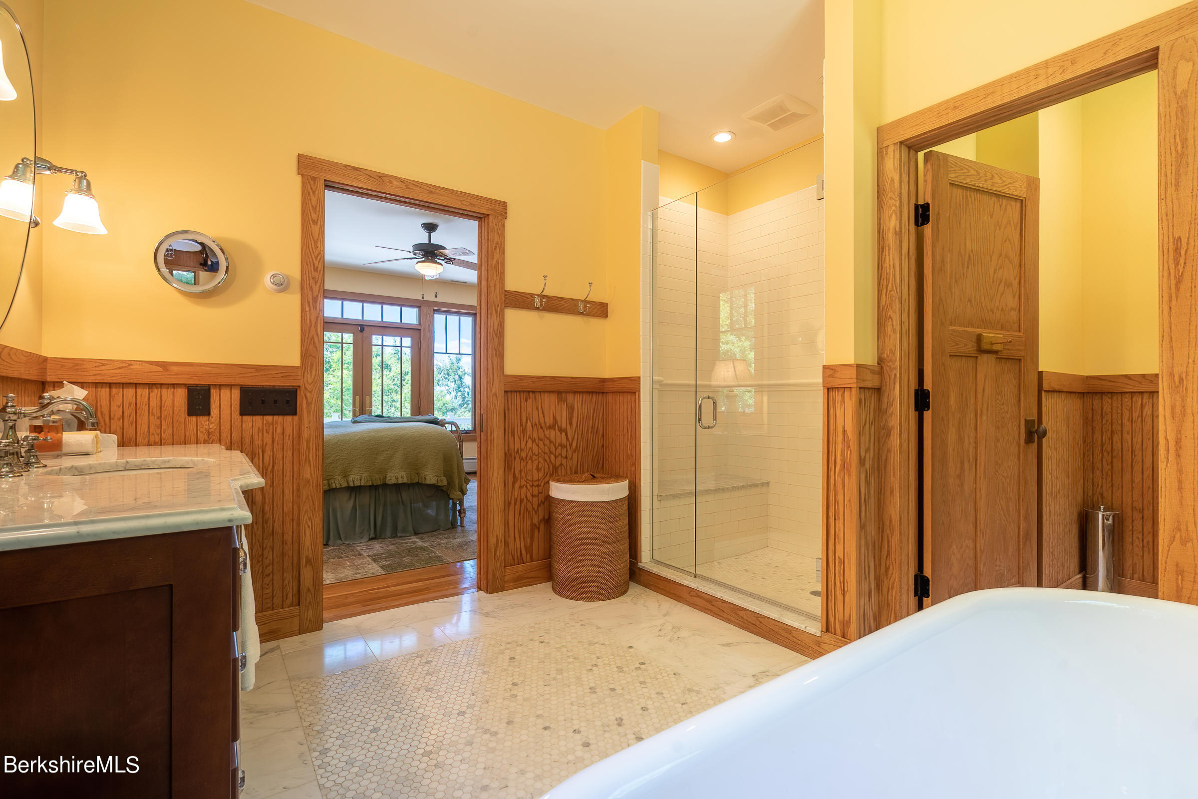 99 Hupi Road Monterey, MA 01245 - Photo 23 of 43 a spacious bathroom with a bathtub shower sink and toilet