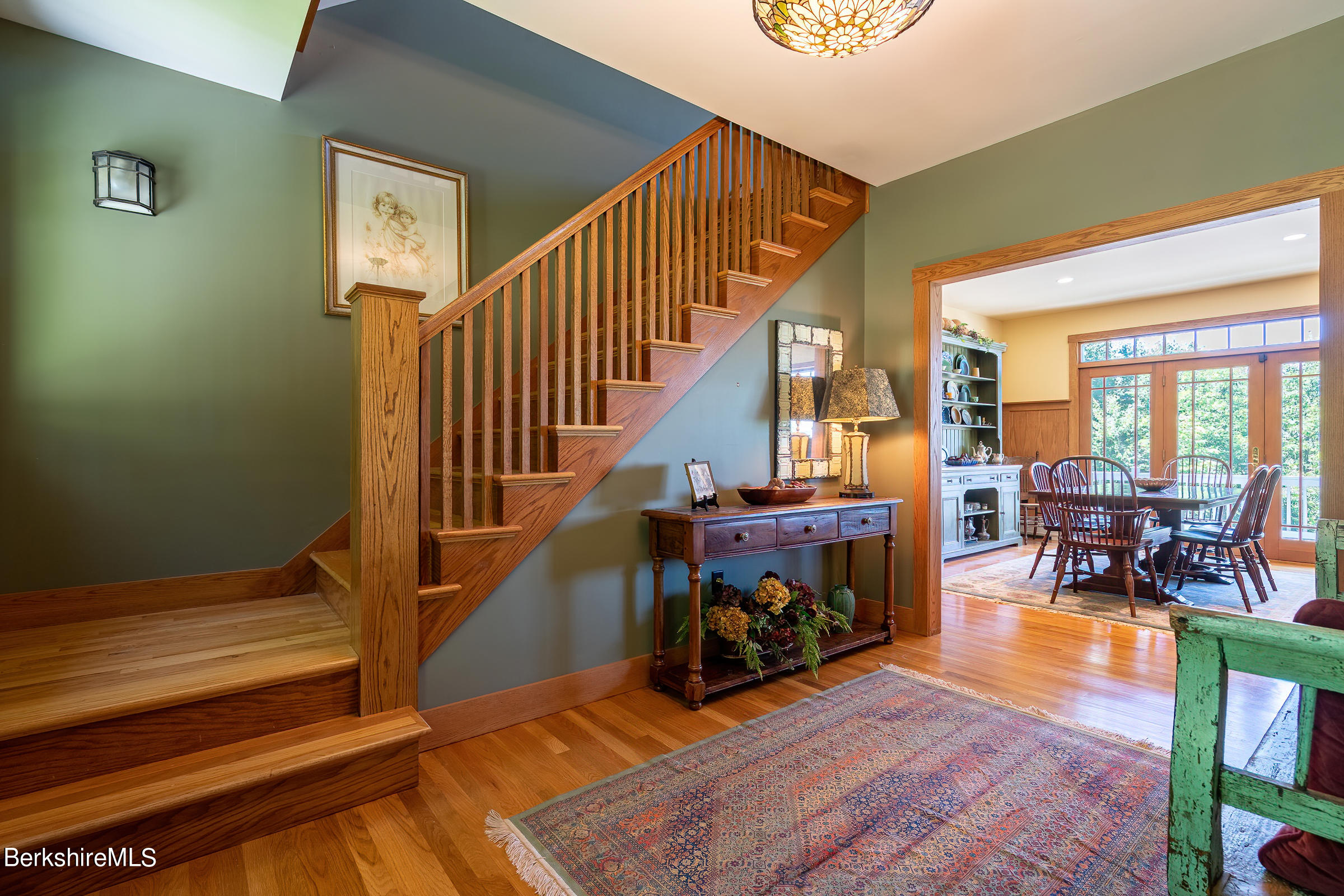 99 Hupi Road Monterey, MA 01245 - Photo 10 of 43 a view of entryway livingroom and hall with wooden floor
