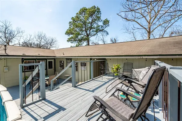 a view of deck and patio