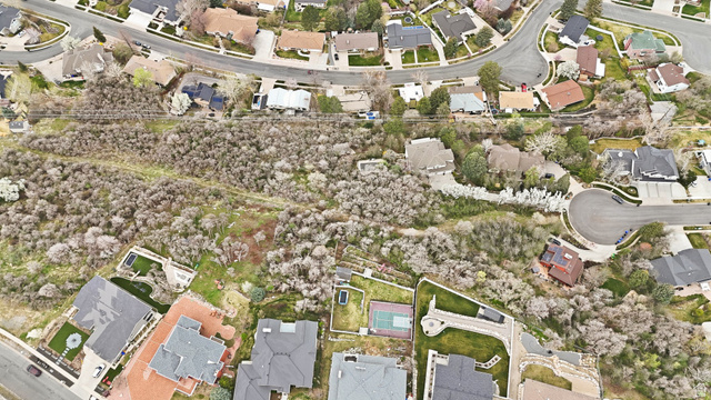 331 South 1550th Street East, Unit 3 Bountiful, UT 84010 - Photo 21 of 30 Aerial view of property's location with nearby suburban area
