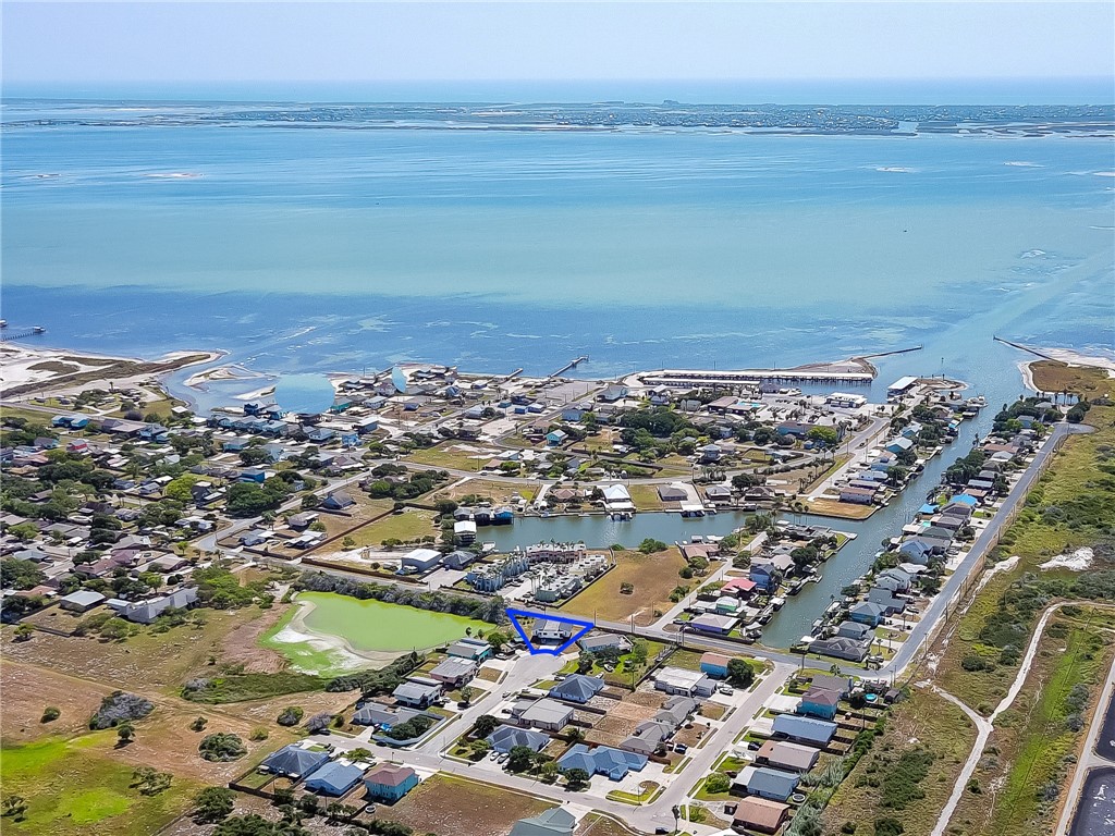 302 Easy Street, Unit B Corpus Christi, TX 78418 - Photo 25 of 27 an aerial view of a city