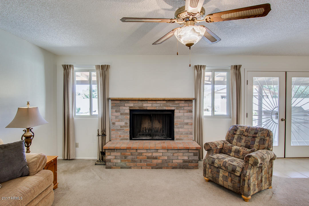 965 East Gunstock Road Chandler, AZ 85286 - Photo 10 of 46 Stacked Brick Fireplace