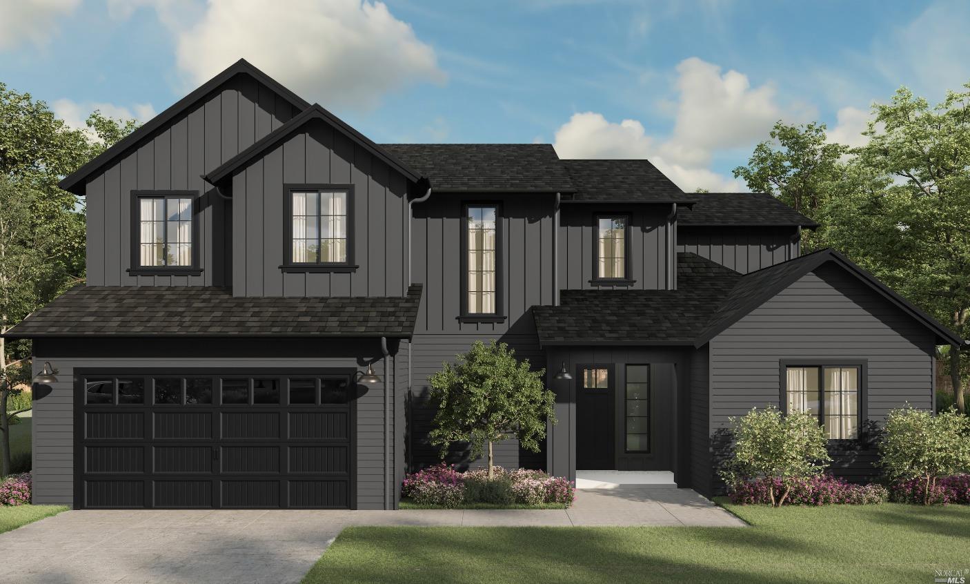 3633 Crown Hill Drive Santa Rosa, CA 95404 - Photo 1 of 14 a front view of a house with a garden
