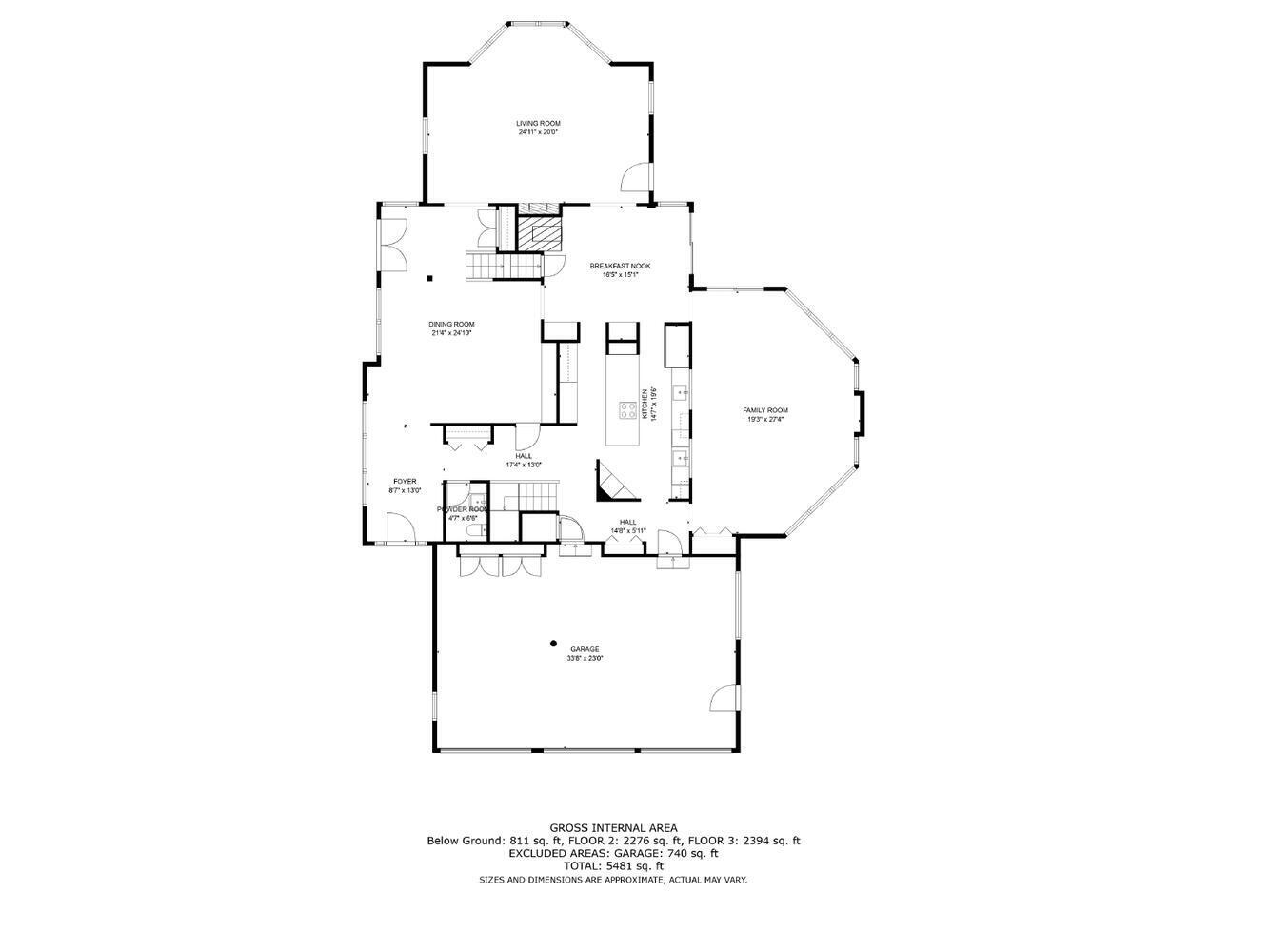 216 Turtle Back Road New Canaan, CT 06840 - Photo 36 of 38 a picture of floor plan