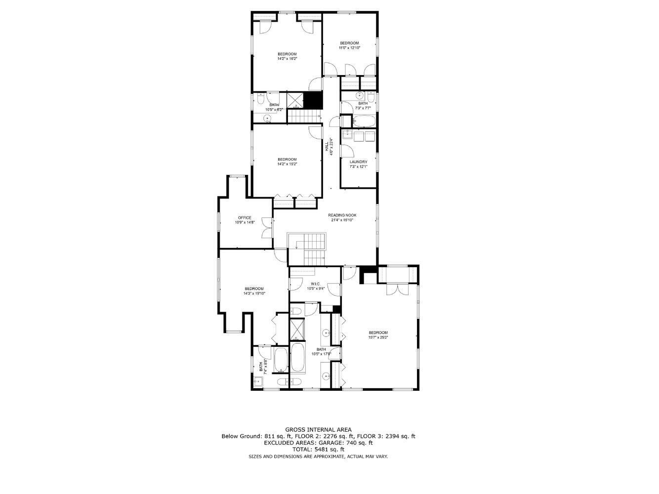 216 Turtle Back Road New Canaan, CT 06840 - Photo 37 of 38 a black and white photo of a room