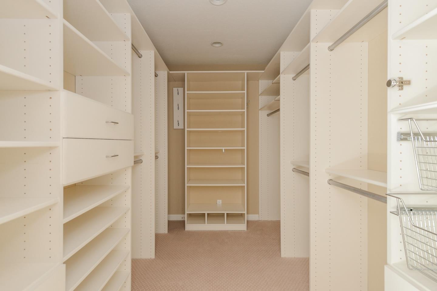 190 Pine Lane Los Altos, CA 94022 - Photo 18 of 30 a view of an empty walk in closet