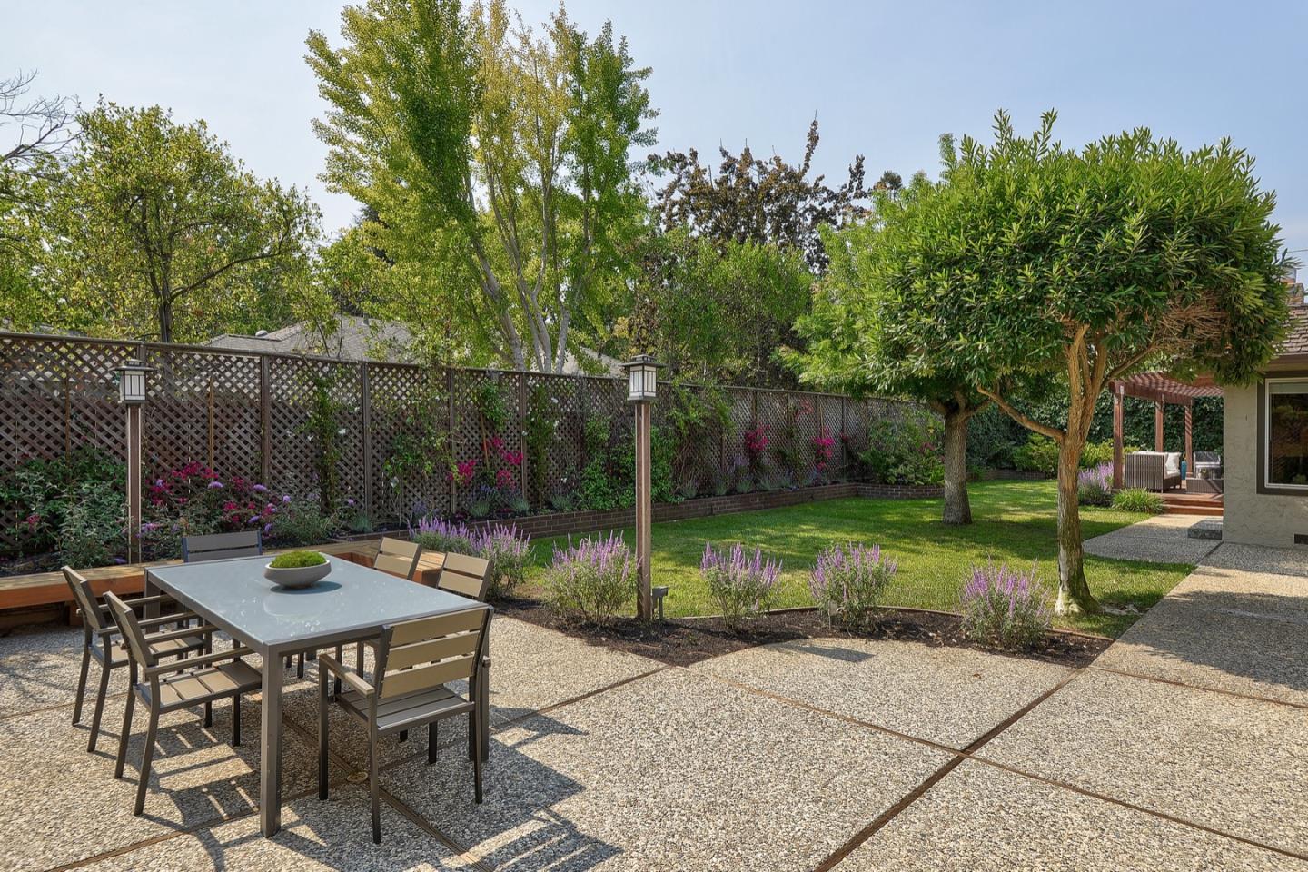 190 Pine Lane Los Altos, CA 94022 - Photo 28 of 30 a view of a table and chairs in the patio