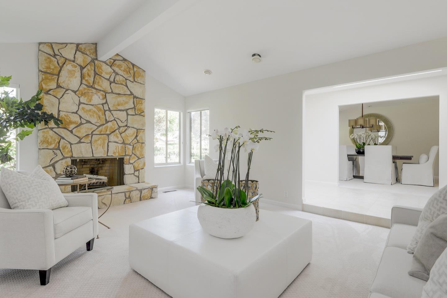 190 Pine Lane Los Altos, CA 94022 - Photo 4 of 30 a white couch sitting next to a white wall