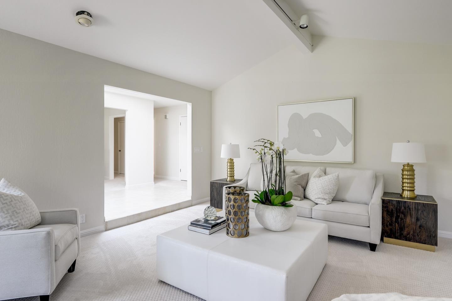 190 Pine Lane Los Altos, CA 94022 - Photo 10 of 30 a living room with furniture and a potted plant