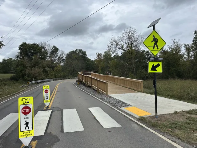 a view of street sign