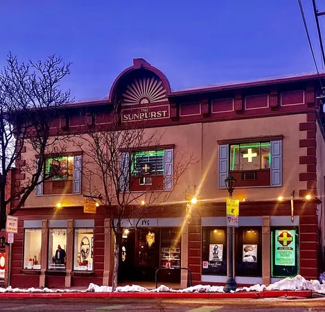 a view of a building with a lot of windows