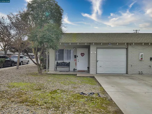 a view of a house with a garage