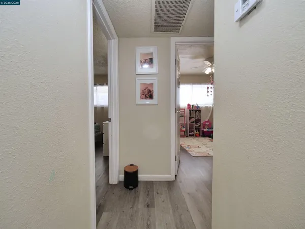 wooden floor in a gallery