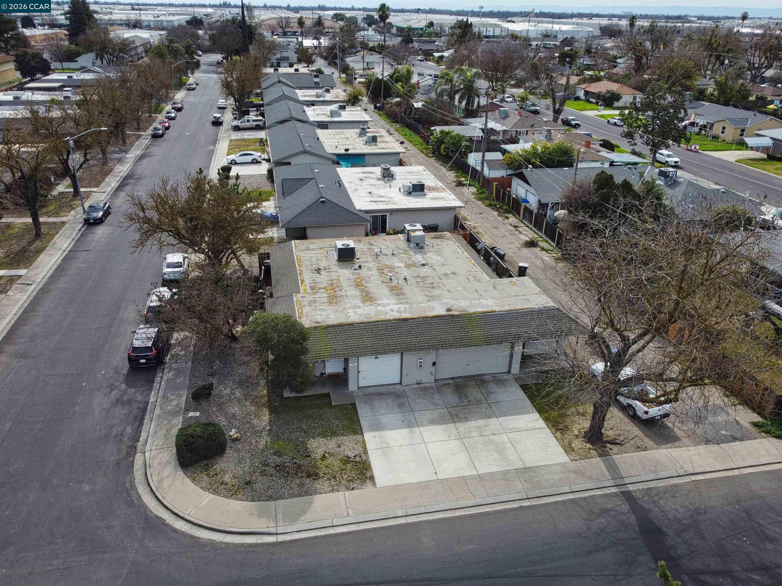 2500 Haddon Avenue Modesto, CA 95354 - Photo 32 of 35 an aerial view of a house with outdoor space