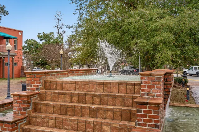 a view of park with furniture