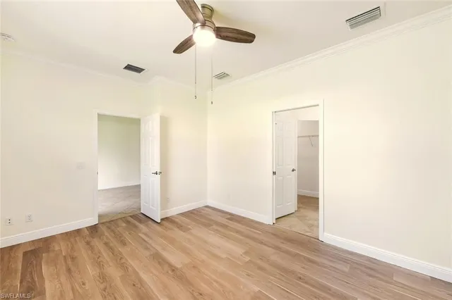 wooden floor in an empty room