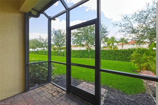 a view of outdoor space with backyard