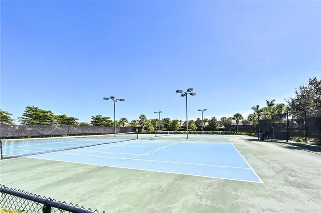 a view of a tennis court