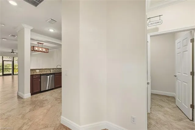 a view of a kitchen with a stove