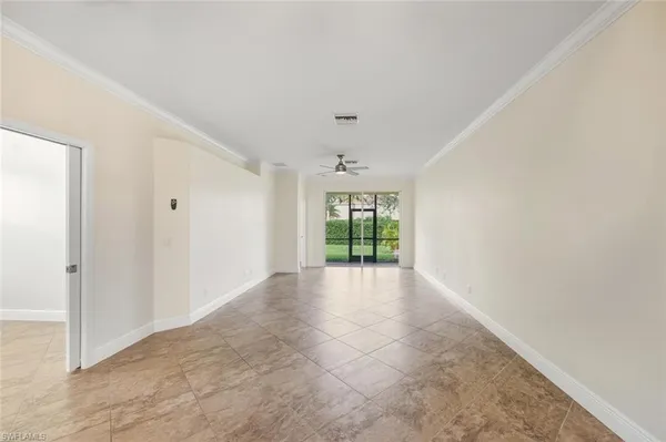 a view of a livingroom with a flat screen tv