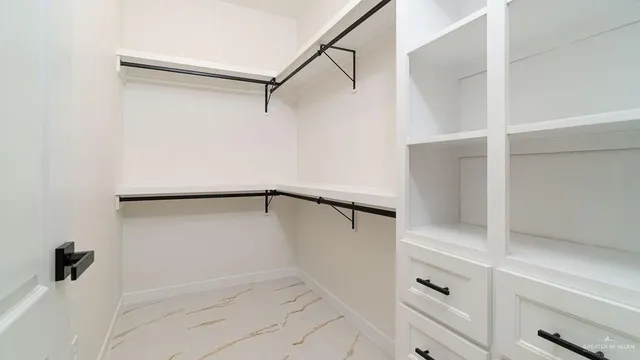 a view of walk in closet