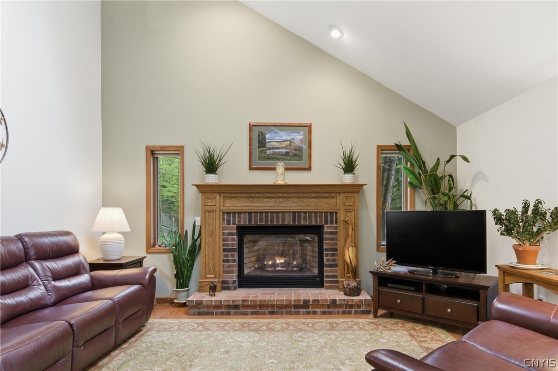 7566 Old Woods Road Preble, NY 13159 - Photo 11 of 50 Cozy gas fireplace