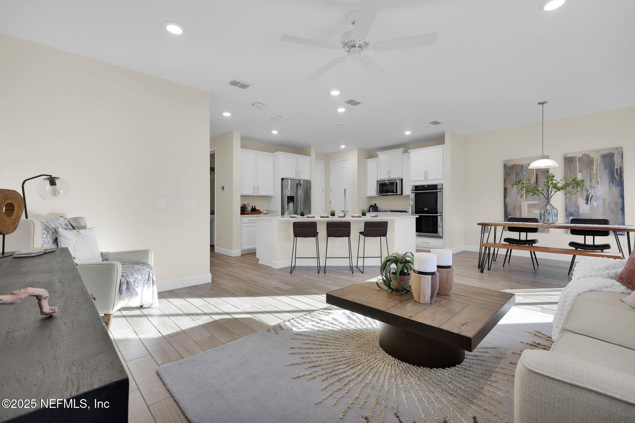 334 Clifton Bay Loop St. Johns, FL 32259 - Photo 13 of 60 a living room with furniture and view of kitchen
