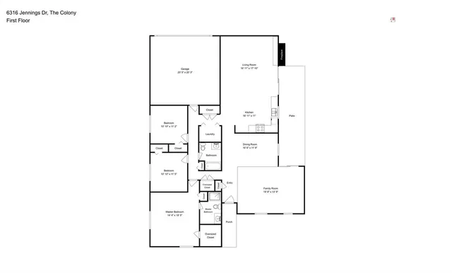 $340,000 | 6316 Jennings Drive, The Colony, TX 75056